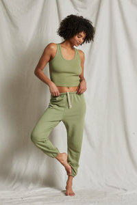 perfectwhitetee Sweatpants Johnny Sweatpant, Oil Green Soho-Boutique