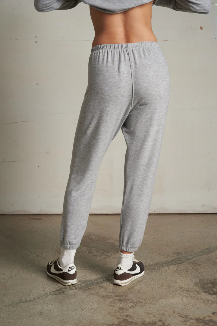 perfectwhitetee Sweatpants Mare Jogger, Heather Grey Soho-Boutique