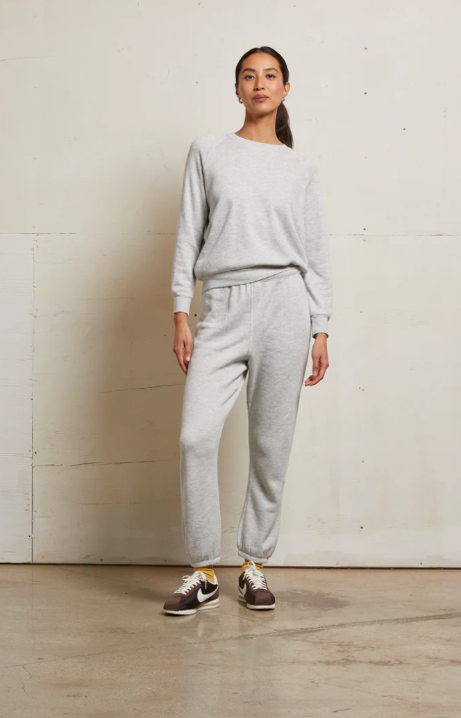 perfectwhitetee Sweatpants Stevie Sweatpant, Ash Soho-Boutique