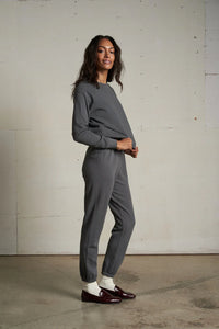 perfectwhitetee Sweatshirt Alexi Sweatshirt, Charcoal Soho-Boutique