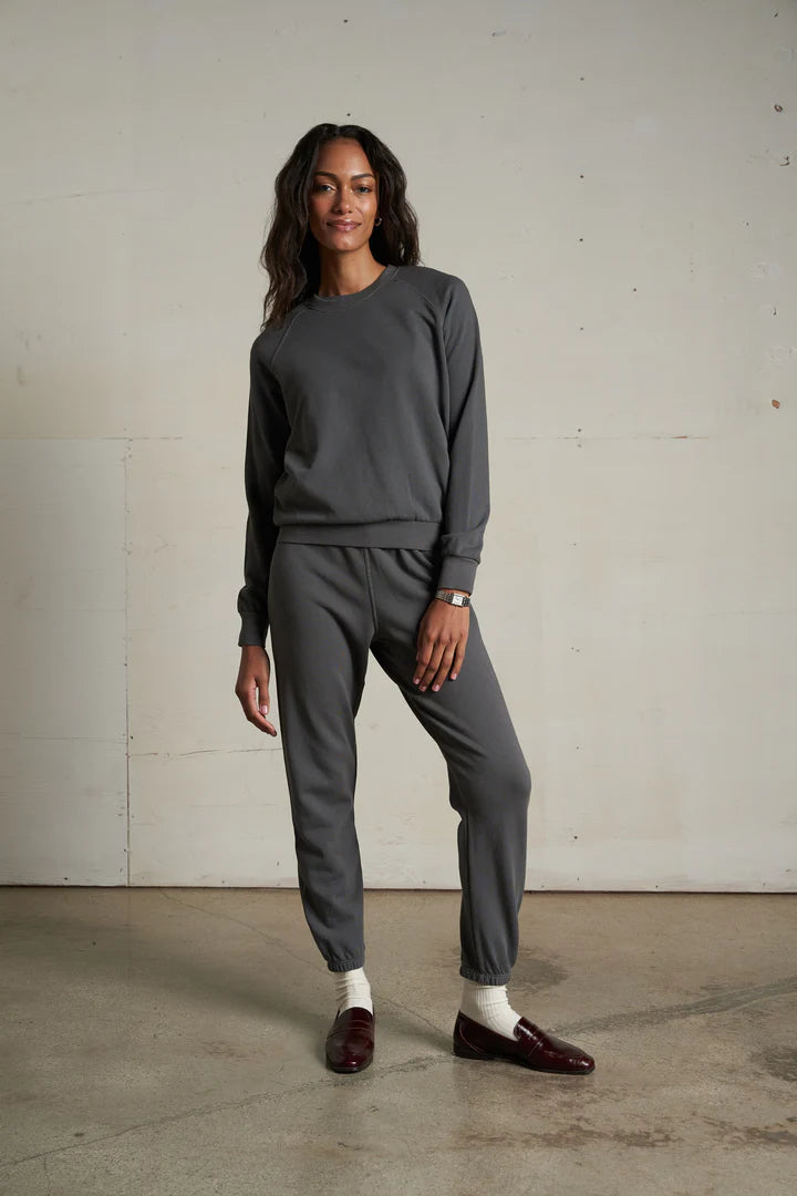 perfectwhitetee Sweatshirt Alexi Sweatshirt, Charcoal Soho-Boutique