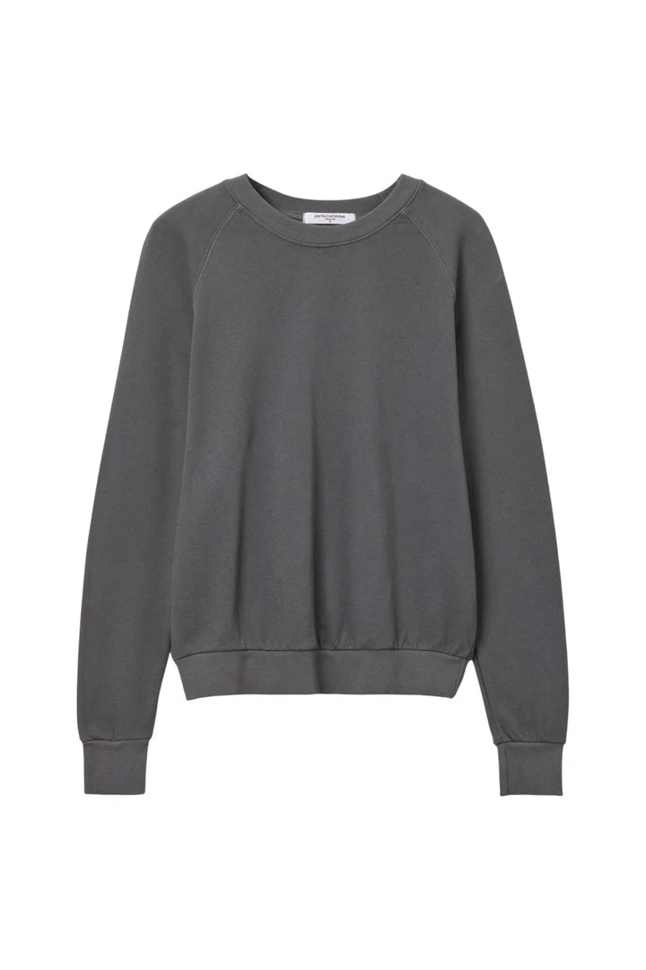 perfectwhitetee Sweatshirt Alexi Sweatshirt, Charcoal Soho-Boutique