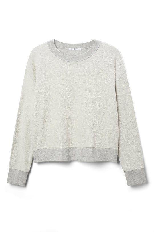 perfectwhitetee Sweatshirt Emmy Sweatshirt, Heather Grey Soho-Boutique