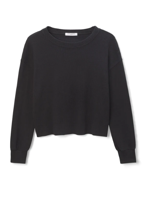 perfectwhitetee Sweatshirt Isla Pullover, True Black Soho-Boutique