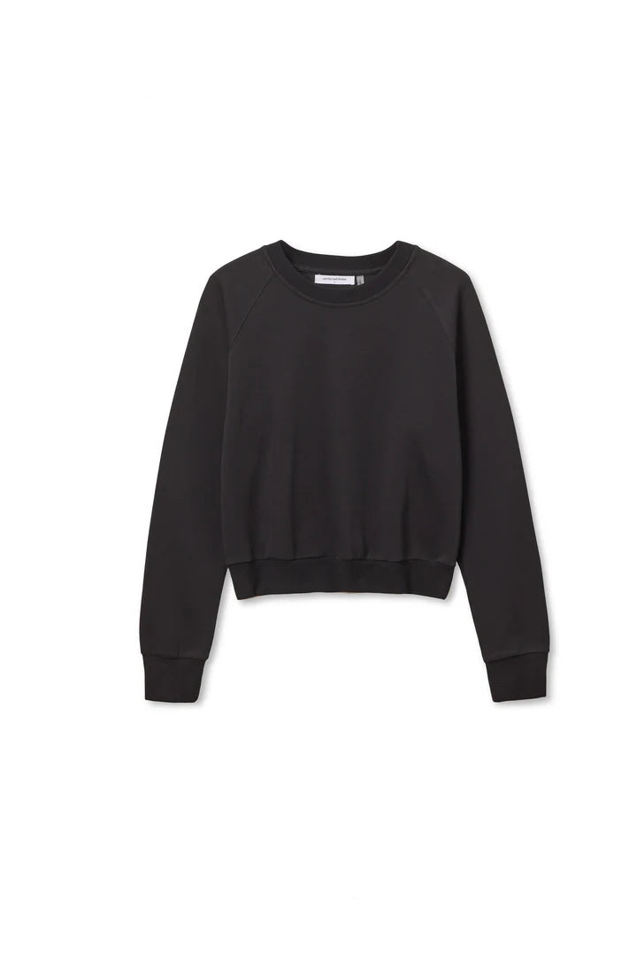 perfectwhitetee Sweatshirt Lucia Sweatshirt, True Black Soho-Boutique