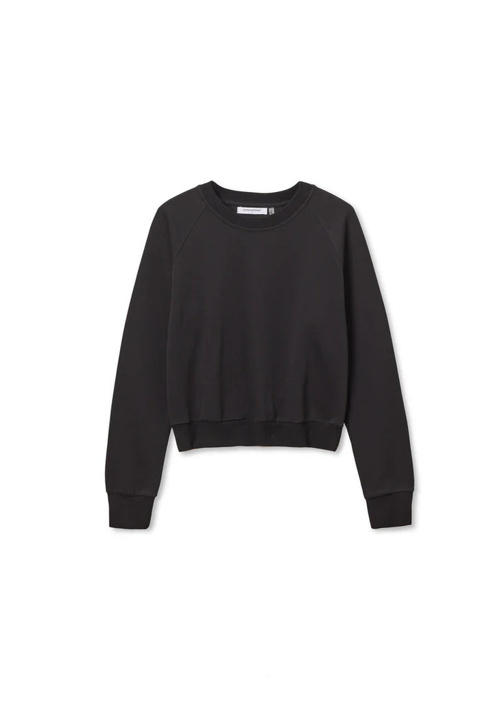 perfectwhitetee Sweatshirt Lucia Sweatshirt, True Black Soho-Boutique