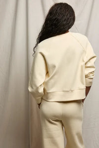 perfectwhitetee Sweatshirt Nell Sweatshirt, Custard Soho-Boutique