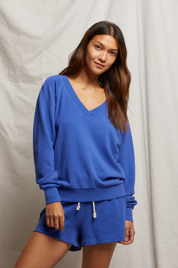 perfectwhitetee Sweatshirt Sinead Sweatshirt, Violet Blue Soho-Boutique