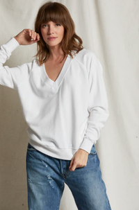 perfectwhitetee Sweatshirt Sinead Sweatshirt, White Soho-Boutique