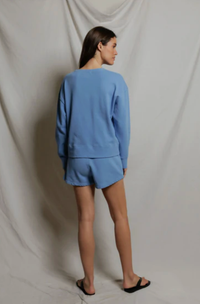 perfectwhitetee Sweatshirt Tyler French Terry Pullover Sweatshirt, Pacific blue Soho-Boutique