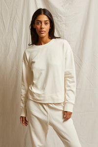 perfectwhitetee Sweatshirt Tyler Sweatshirt, Bright Ivory Soho-Boutique