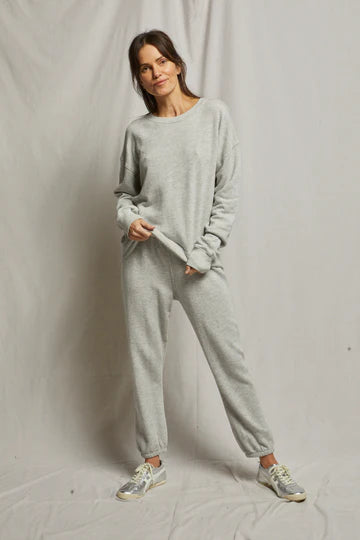 perfectwhitetee Sweatshirt Tyler Sweatshirt, Heather Grey Soho-Boutique
