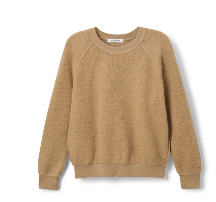 perfectwhitetee Sweatshirt Ziggy Sweatshirt, Suede Soho-Boutique