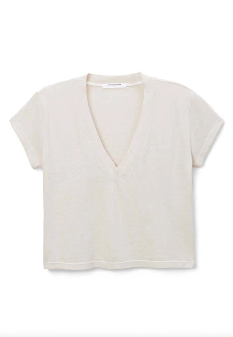perfectwhitetee T-Shirt Alanis Tee, Sugar Soho-Boutique
