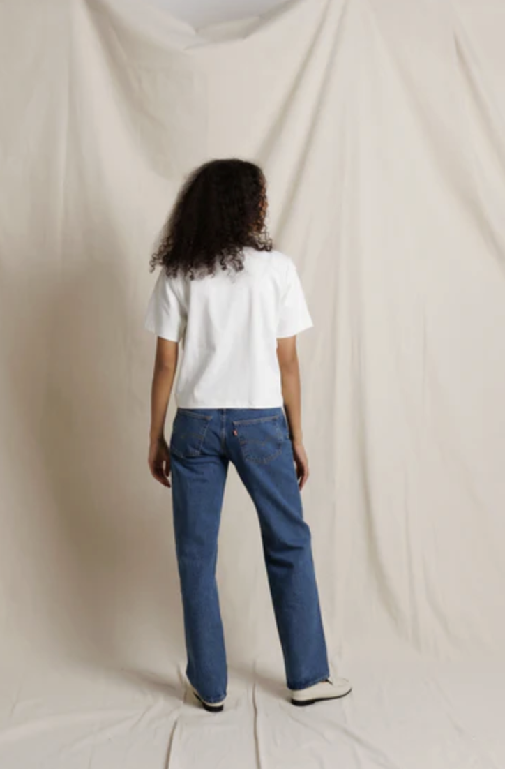perfectwhitetee T-Shirt Atlas Heavy Jersey Crewneck, White Soho-Boutique