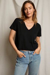perfectwhitetee T-Shirt Beckett Tee, True Black Soho-Boutique