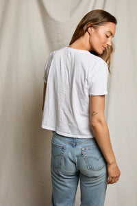 perfectwhitetee T-Shirt Beckett Tee, White Soho-Boutique