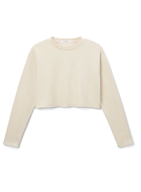 perfectwhitetee T-Shirt Candace Long Sleeve, Sugar Soho-Boutique