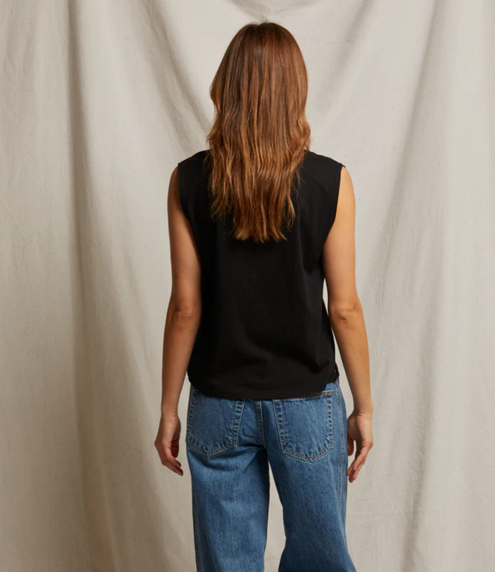 perfectwhitetee T-Shirt Margot Tee, True Black Soho-Boutique