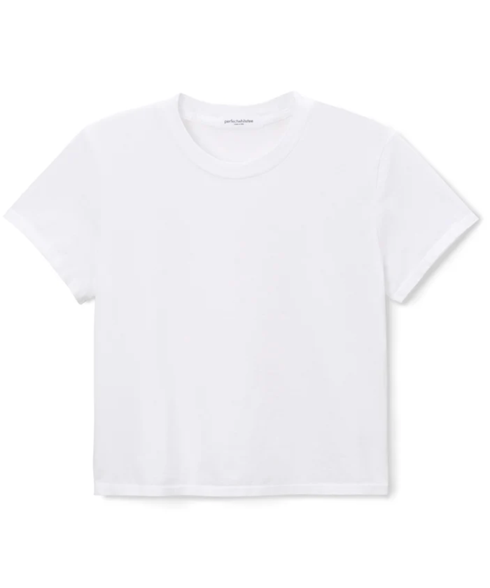 perfectwhitetee T-Shirt Springsteen Tee, White Soho-Boutique