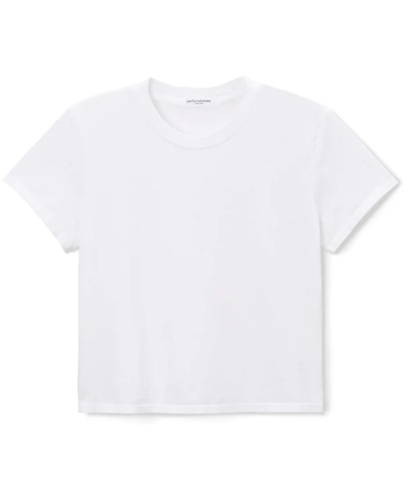 perfectwhitetee T-Shirt Springsteen Tee, White Soho-Boutique