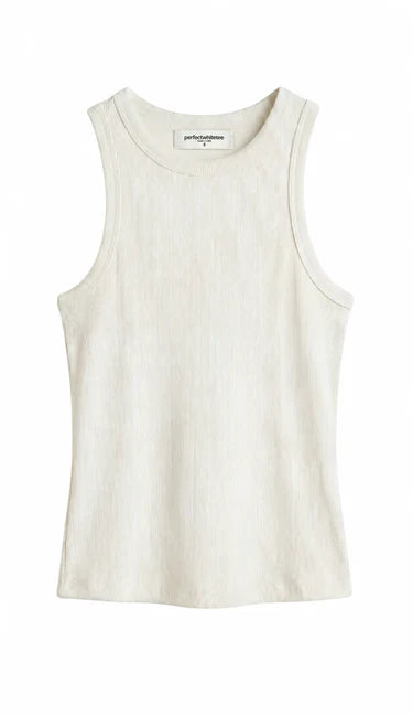 perfectwhitetee Tank Daphne Tank, Bright Ivory Soho-Boutique