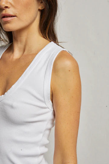 perfectwhitetee Tank Jordan Tank, White Soho-Boutique