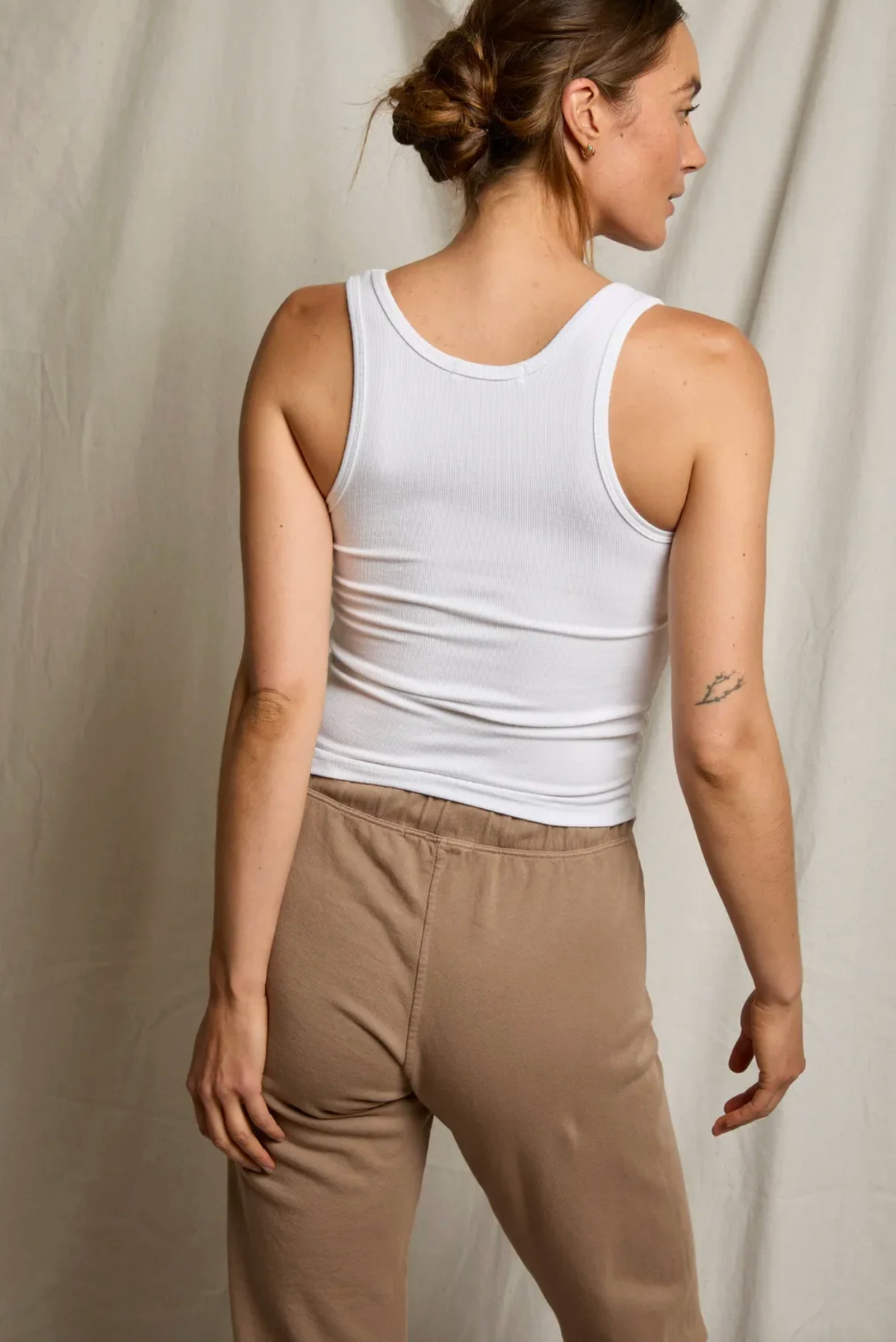 perfectwhitetee Tank London Ribbed Tank, White Soho-Boutique