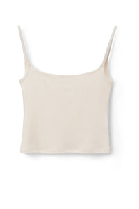 perfectwhitetee Tank Sophie Sweater Rib Camisole, Sugar Soho-Boutique