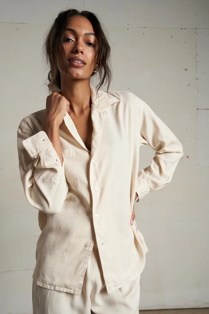 perfectwhitetee Top Melody Tencel Top, Sugar Soho-Boutique