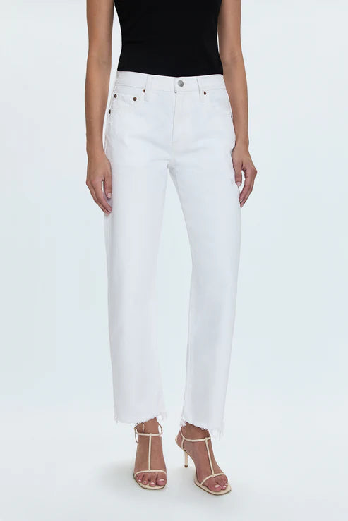 Pistola Denim Lexi Mid Rise Denim, Luxe White Vintage Soho-Boutique
