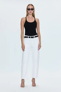 Pistola Denim Lexi Mid Rise Denim, Luxe White Vintage Soho-Boutique