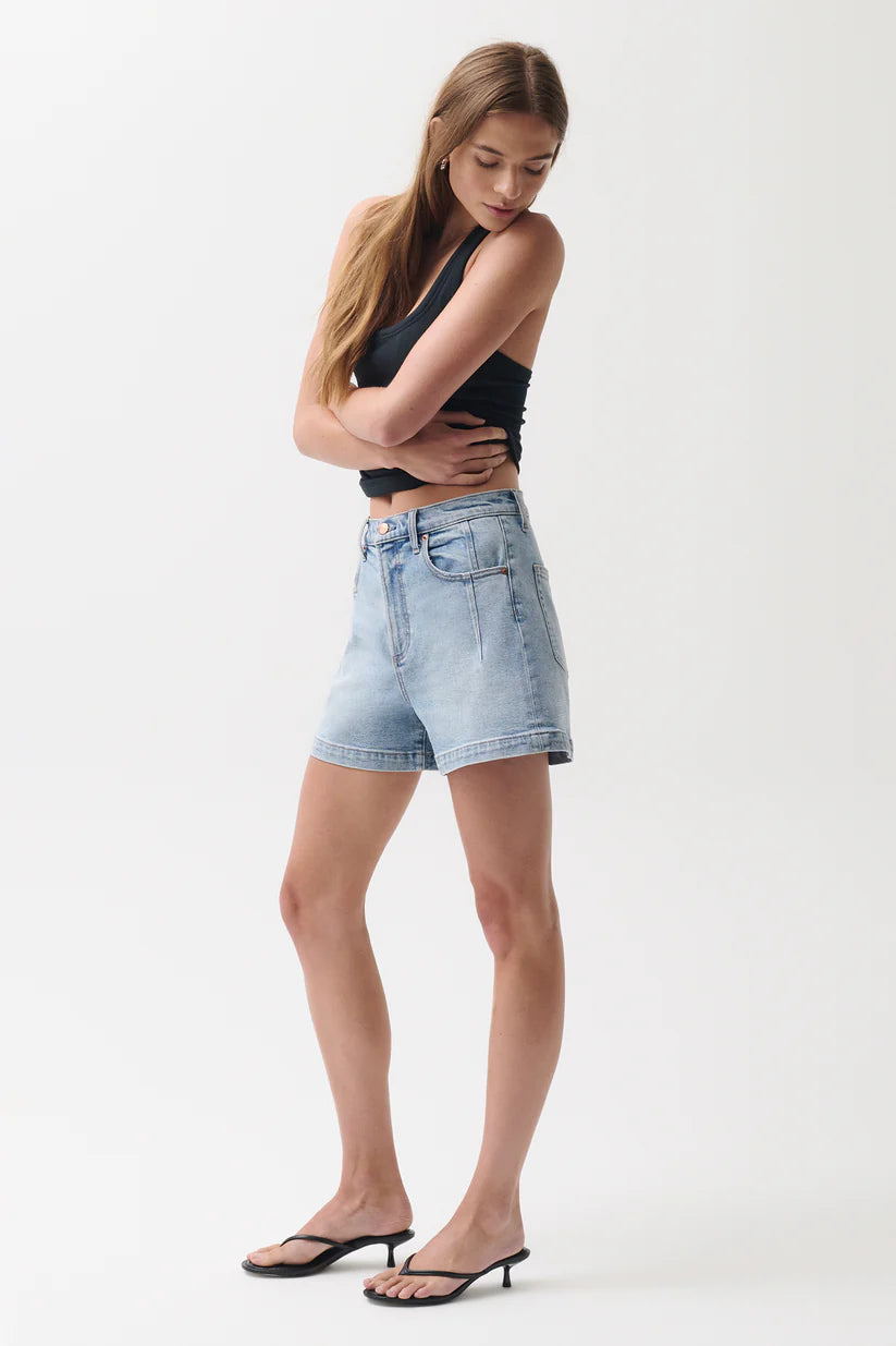 Pistola denim short Aoki High Rise A-Line Short, Terrace Soho-Boutique