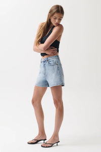 Pistola denim short Aoki High Rise A-Line Short, Terrace Soho-Boutique