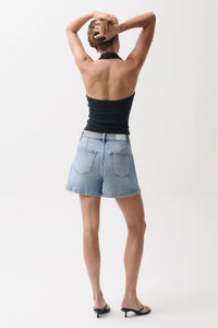 Pistola denim short Aoki High Rise A-Line Short, Terrace Soho-Boutique