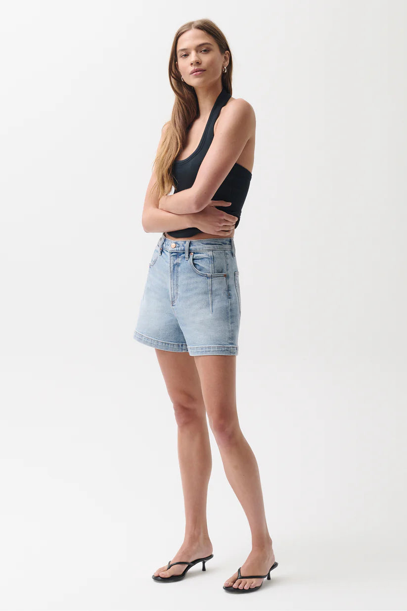 Pistola denim short Aoki High Rise A-Line Short, Terrace Soho-Boutique