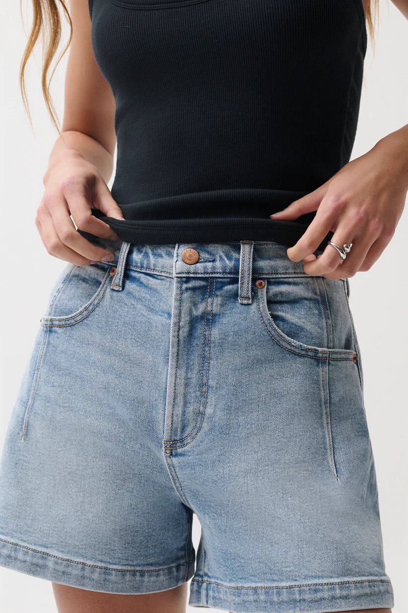 Pistola denim short Aoki High Rise A-Line Short, Terrace Soho-Boutique