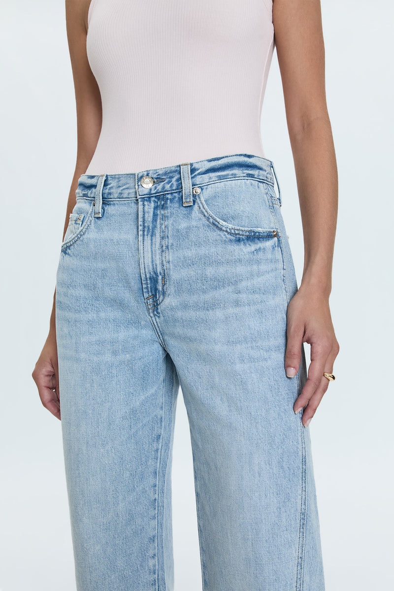 Pistola Jean Kacey Mid Rise Cuffed Straight Jean, Berkley Soho-Boutique