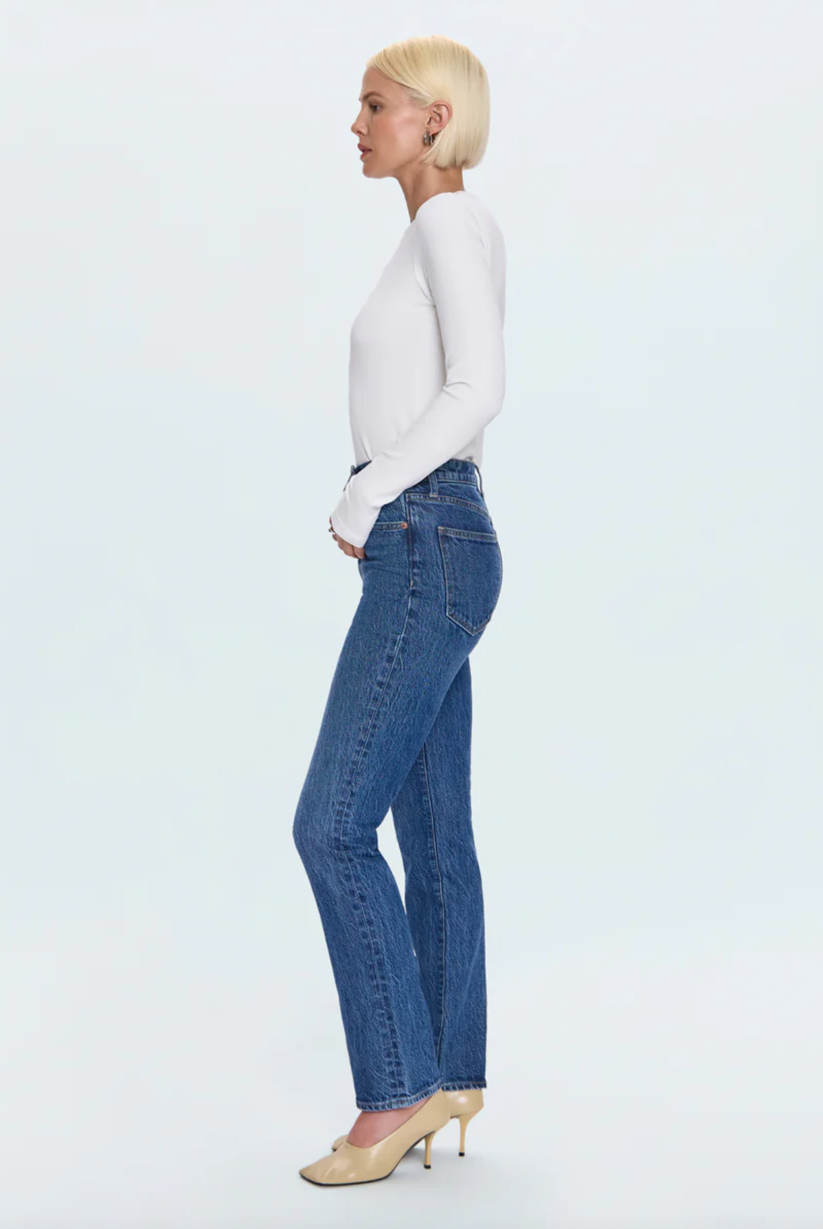Pistola Jeans Bri High Rise Slim Straight Jean, Victory Soho-Boutique