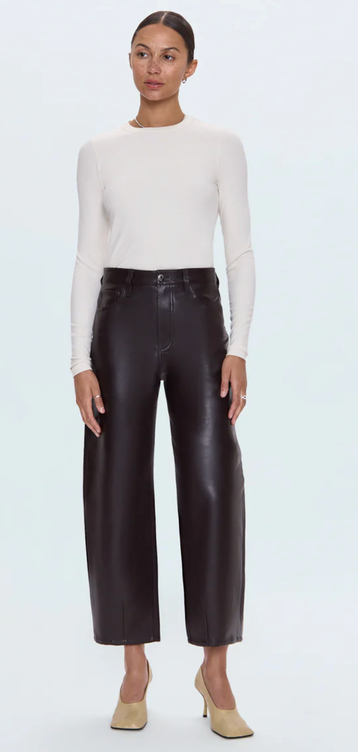 Pistola Pant Eli High Rise Barrel Pant, French Toast Soho-Boutique