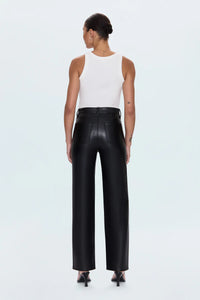 Pistola Pants Cassie High Rise Straight Pant, Onyx Soho-Boutique
