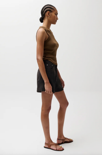 Pistola Short Kimora High Rise A-Line Short, Bristol Black Soho-Boutique