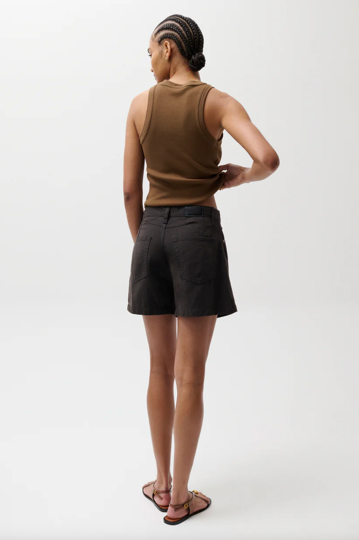 Pistola Short Kimora High Rise A-Line Short, Bristol Black Soho-Boutique