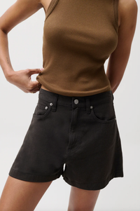 Pistola Short Kimora High Rise A-Line Short, Bristol Black Soho-Boutique