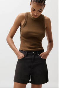 Pistola Short Kimora High Rise A-Line Short, Bristol Black Soho-Boutique