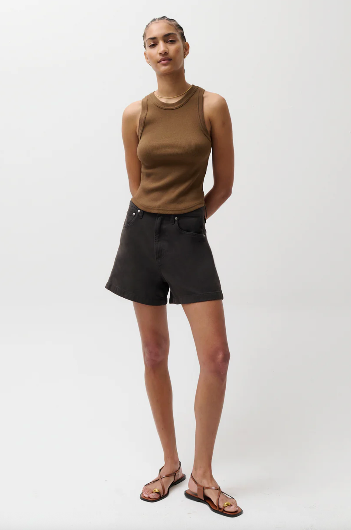 Pistola Short Kimora High Rise A-Line Short, Bristol Black Soho-Boutique
