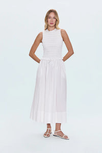 Pistola Skirt Noelle Poplin Skirt, Le Blanc Soho-Boutique