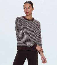 Pistola Sweater Aura Relaxed Crew Neck Sweater, Mocha Soho-Boutique