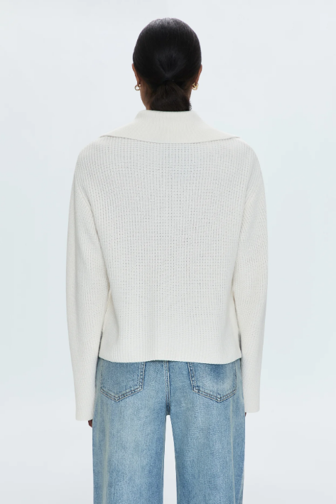 Pistola Sweater Darcy Big Collar Sweater, Shell Soho-Boutique