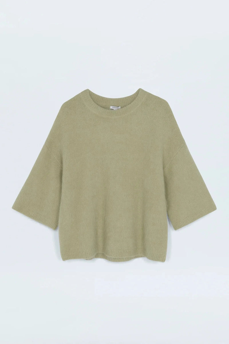 Pistola Sweater Micah Sweater Tee, Pistachio Soho-Boutique